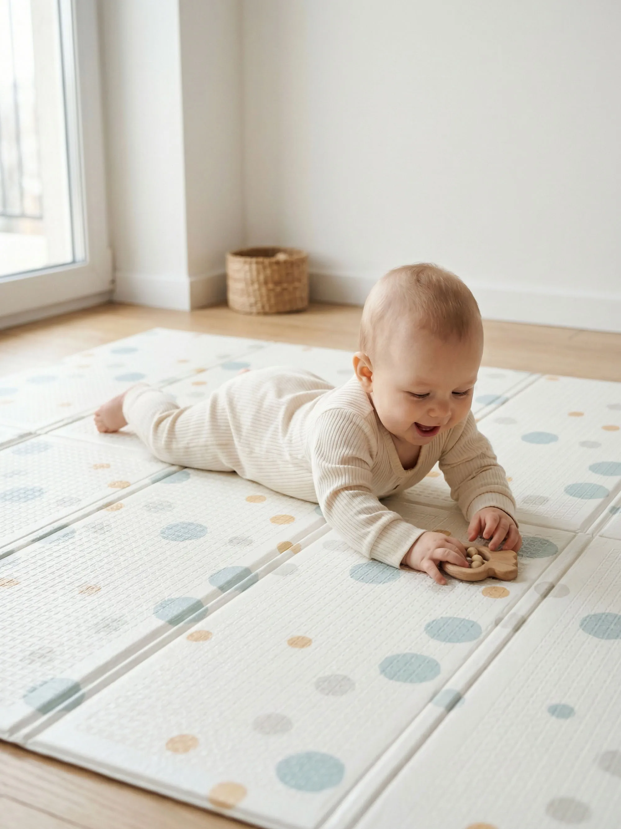 Коврик игровой складной UNIX Kids Circles 120x150 см