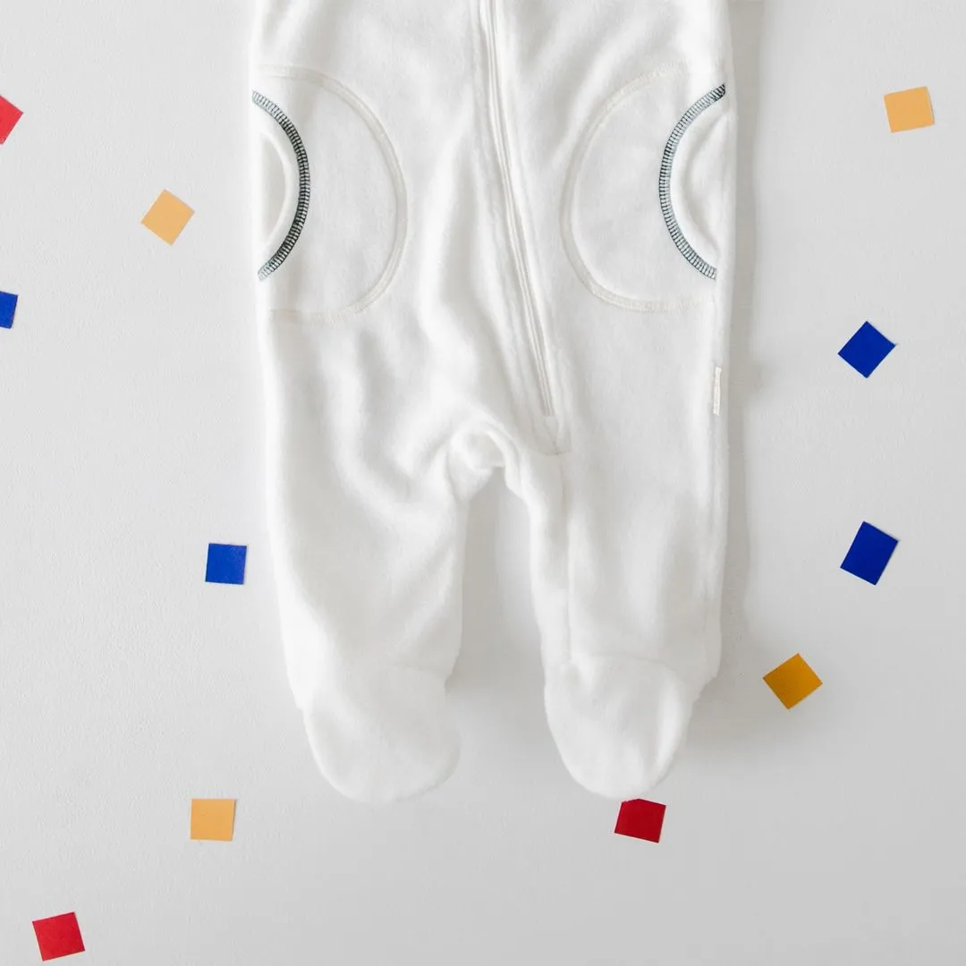 Комбинезон Mansita Comfi флисовый молочный