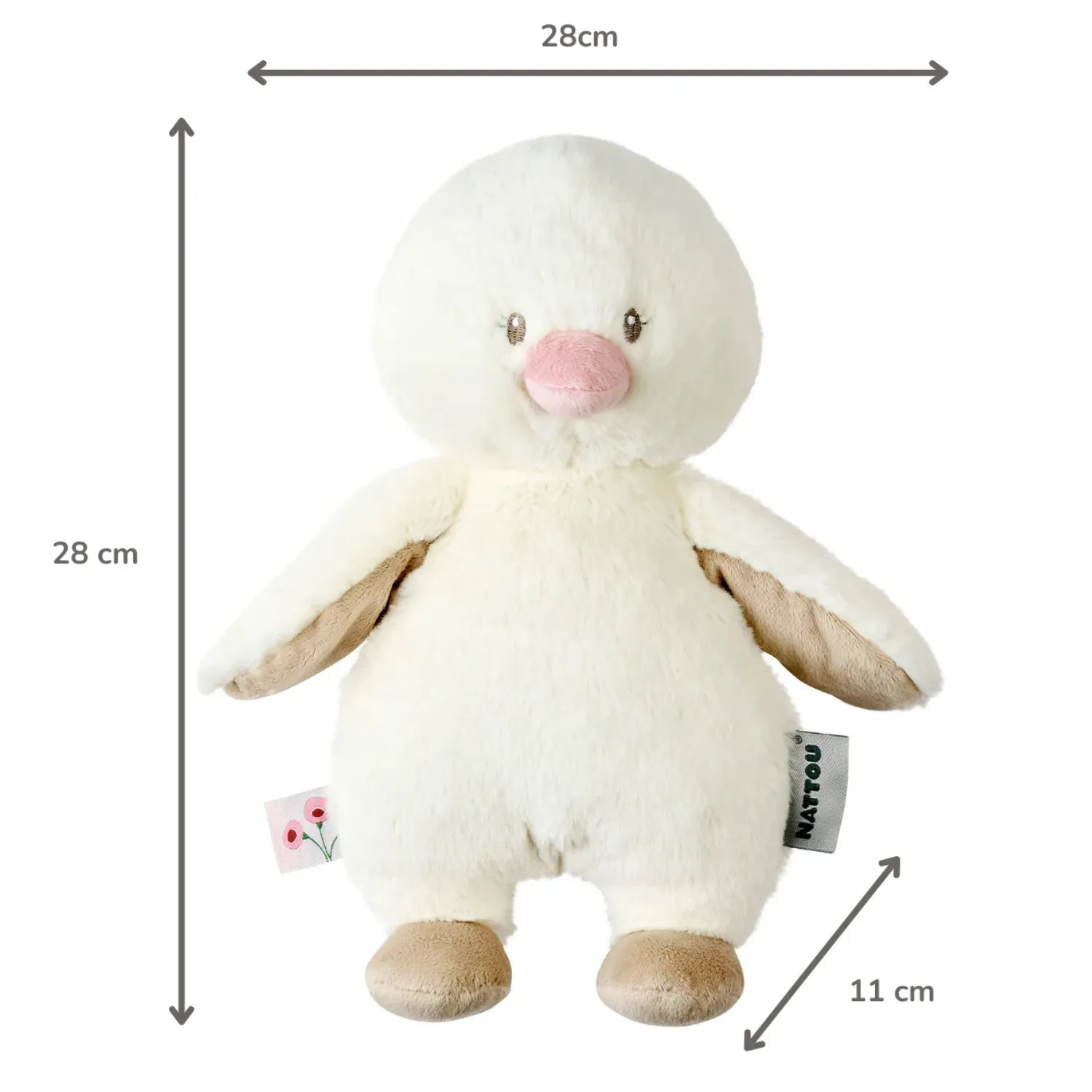 Игрушка мягкая Nattou Soft toy FANFAN Утёнок 759045
