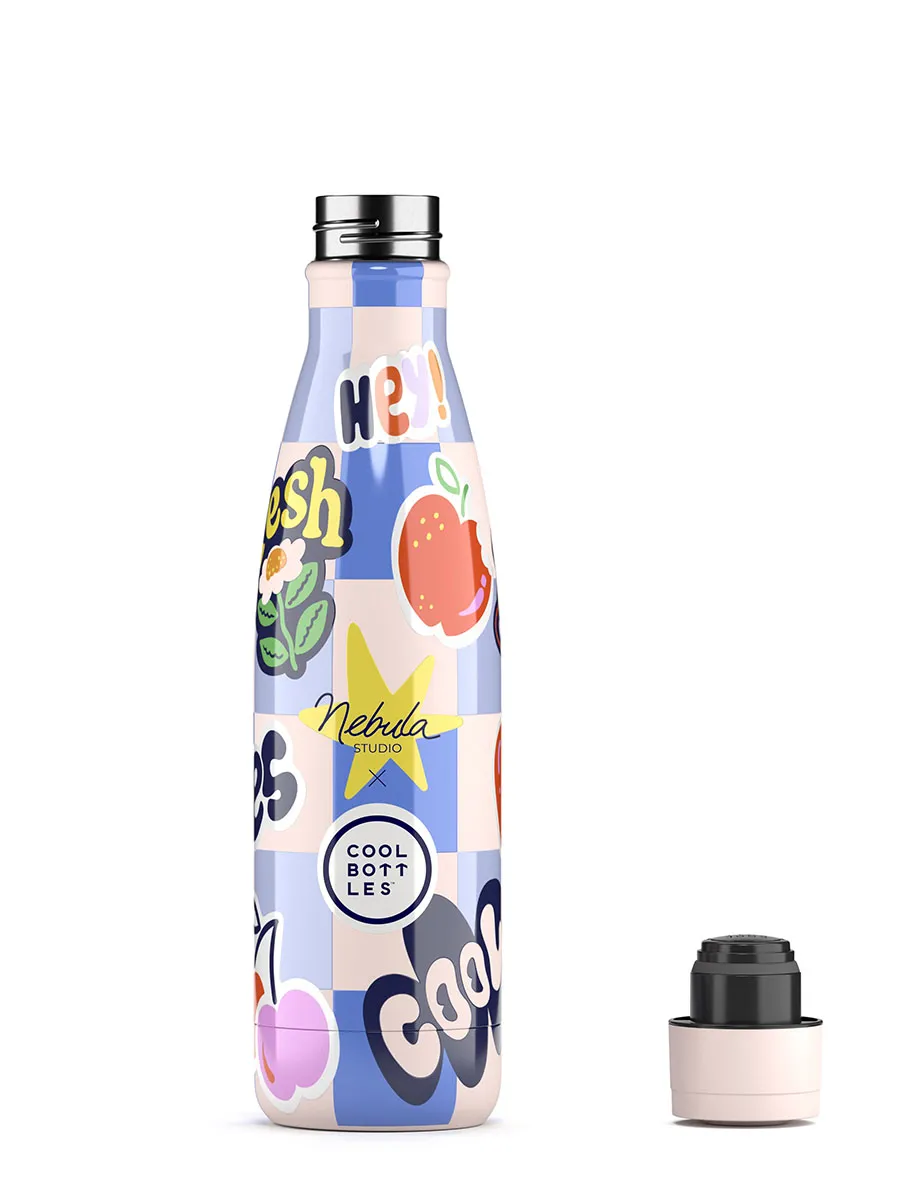 Термос-термобутылка Cool Bottles Nebula Studio Sticker Fever 500мл CBB50SFV. Изображение 2