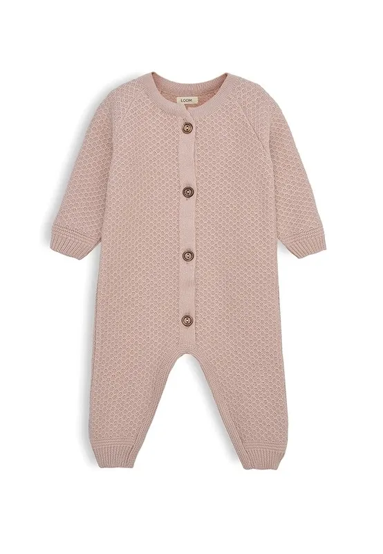 Комбинезон детский LoomKnits Пудровый хлопок