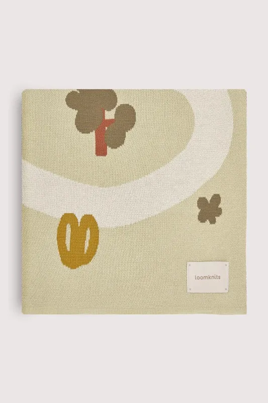 Плед детский LoomKnits Ферма Мультиколор 100х100 см LW5459-060-100/100