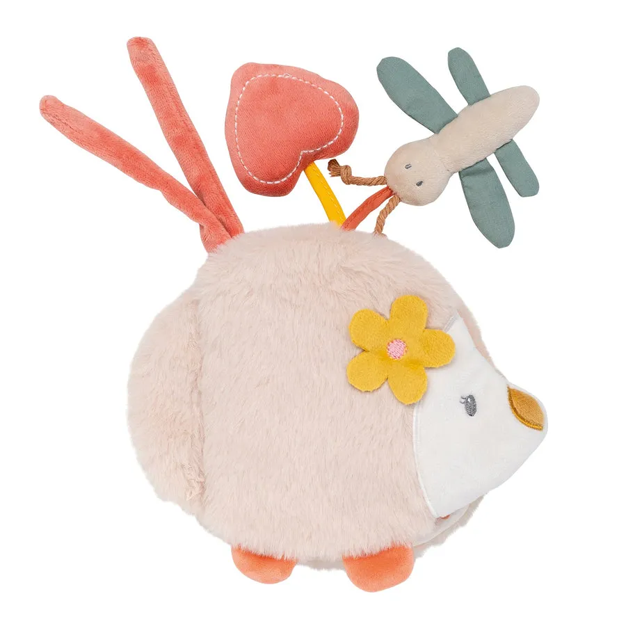 Игрушка мягкая Nattou Soft toy  MILA ZOË LANA Ёжик Activity книжка 266338