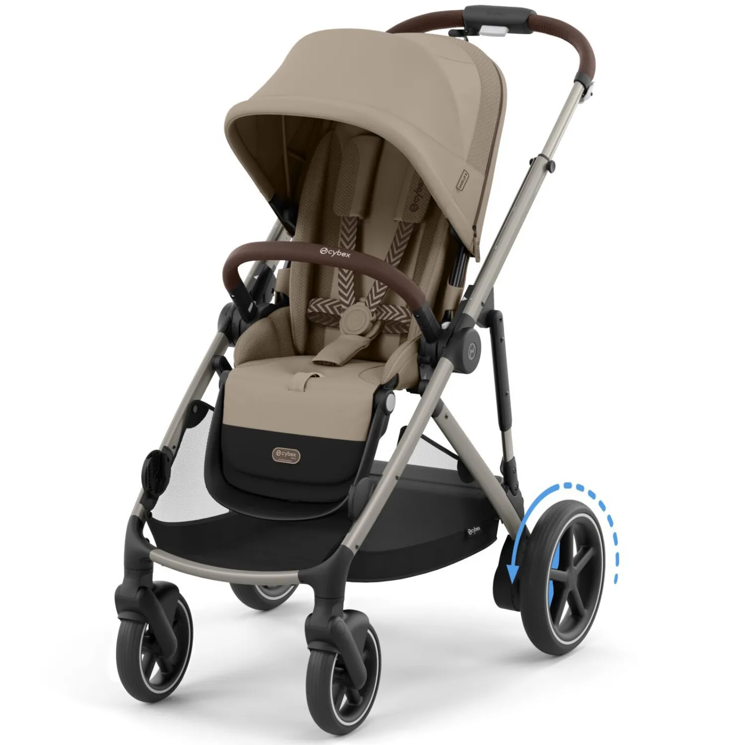 Коляска прогулочная Cybex E-Gazelle S с корзиной