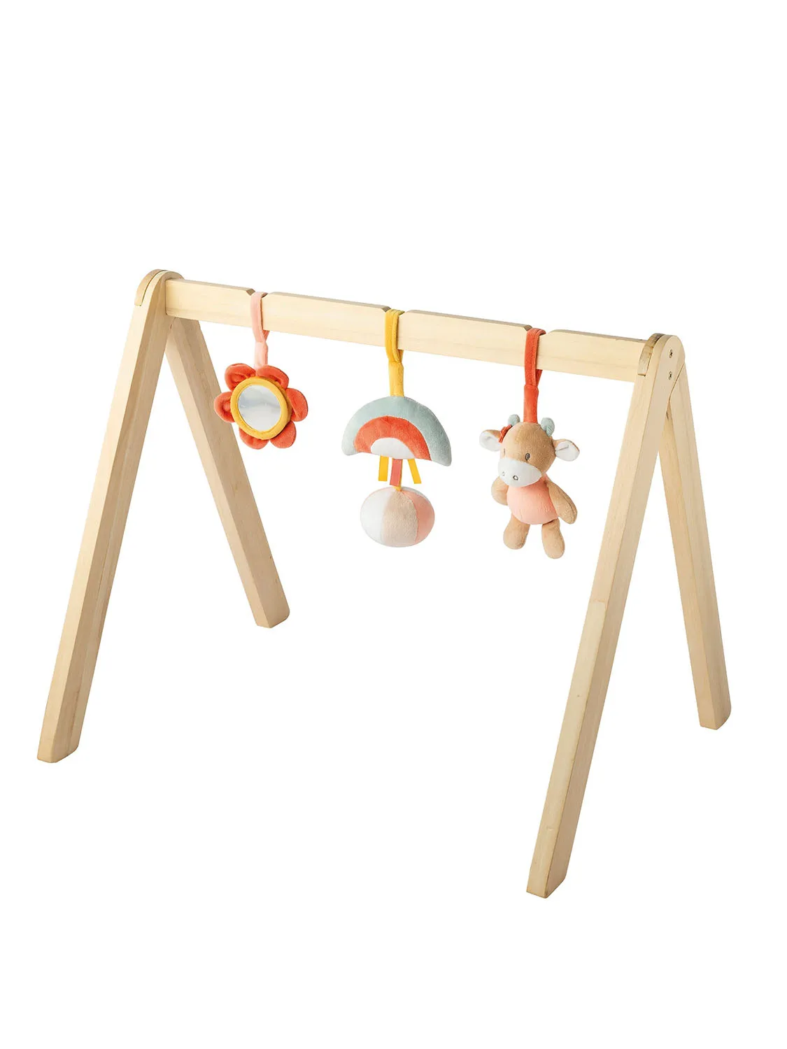 Деревянная арка Nattou MILA ZOË LANA Корова, Ёжик, Кот 266383 ПУ