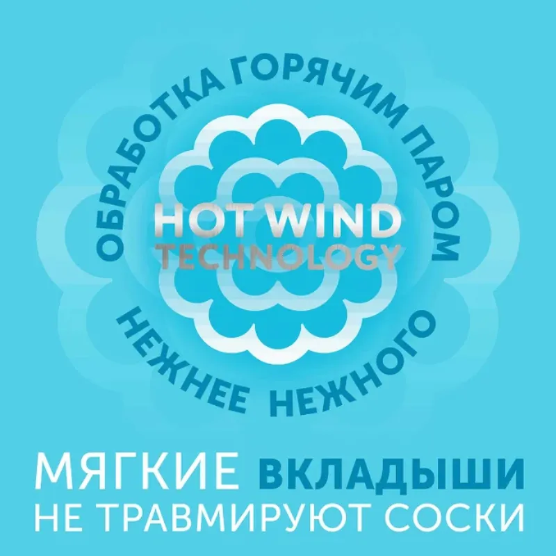 Вкладыши Lovular Hot Wind лактационные для груди 62 шт/уп 429767