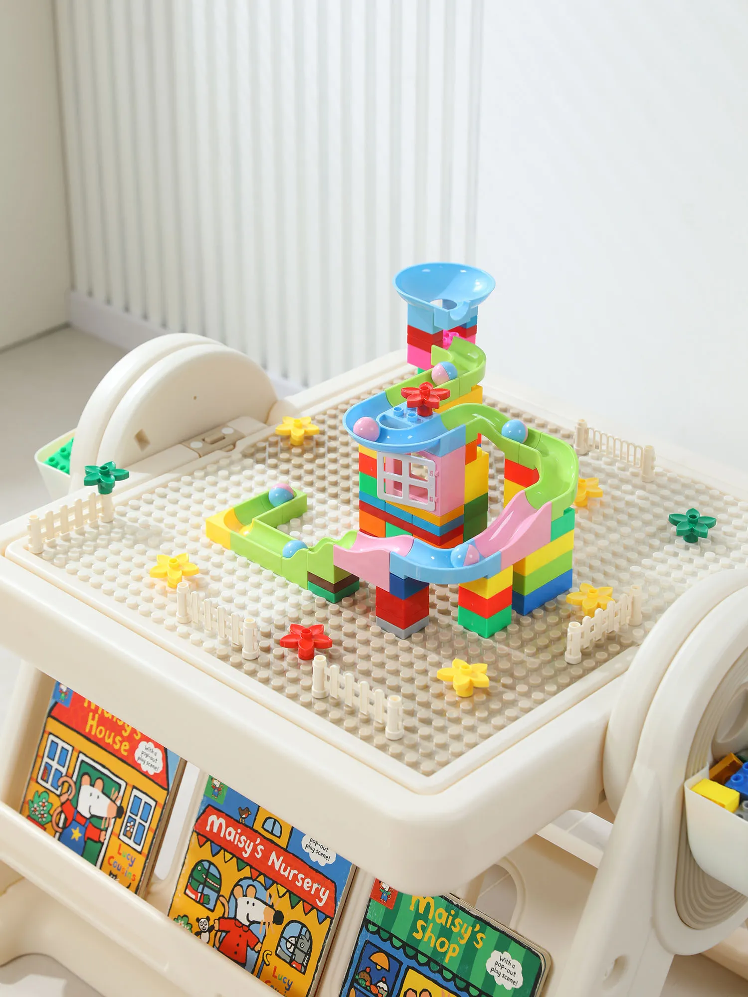 Стол со стульчиком 4 в 1 детский развивающий UNIX Kids Lego