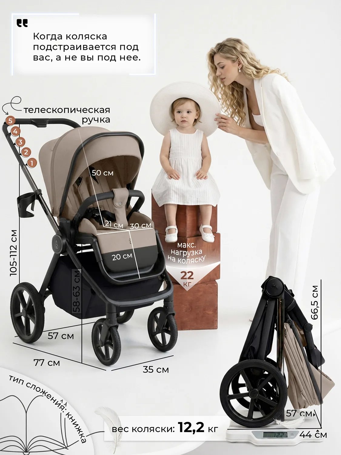 Коляска прогулочная SBL /Sweet Baby Elegante Therma