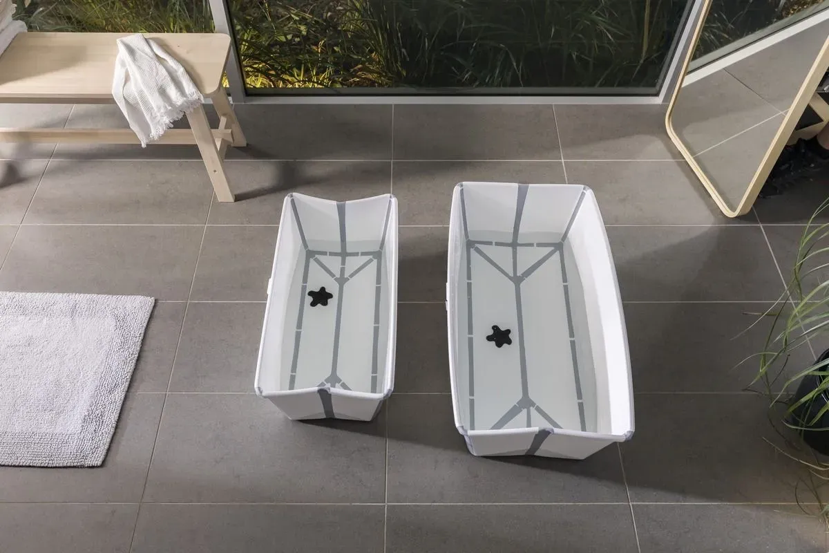 Ванночка Stokke Flexi Bath Макси Прозрачный/Белый (Transparent White) 535901 ПУ. Изображение 7