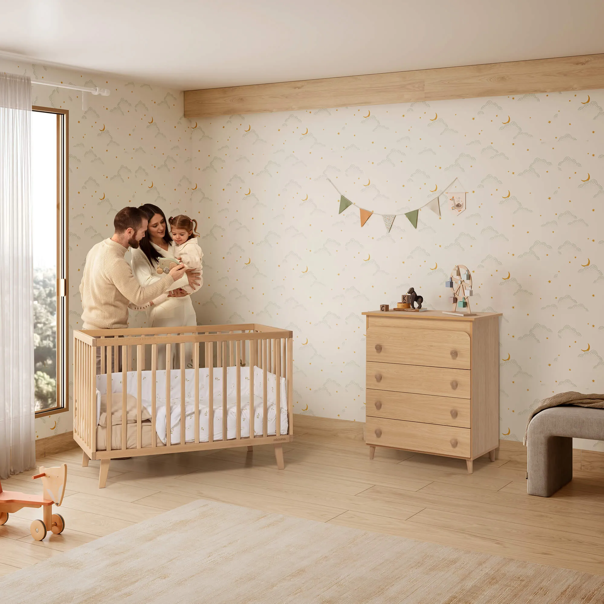 Матрас 117х57 для кроватки Micuna CH-1293 из виско-эластика