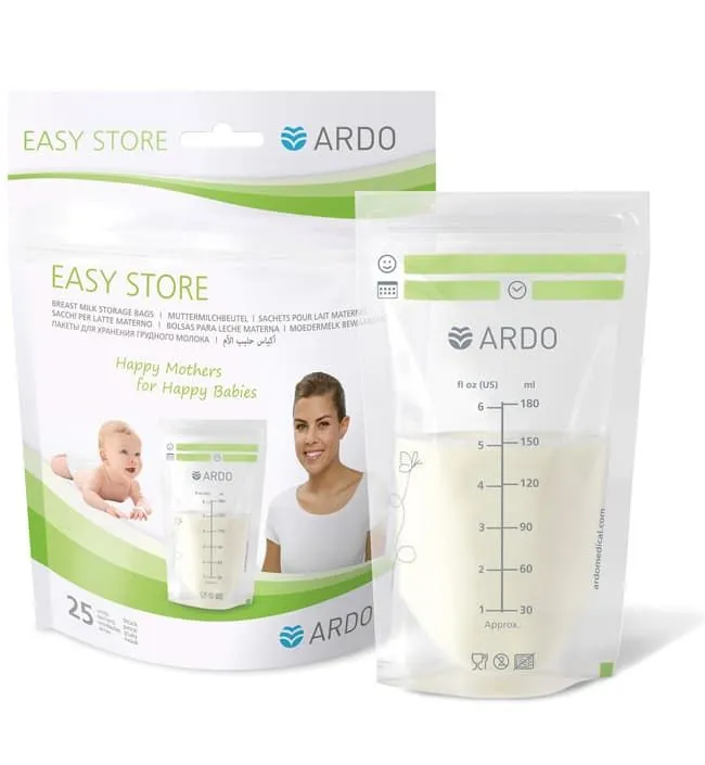 Пакеты Ardo Easy Store для хранения и замораживания грудного молока (25 шт.) 63.00.334