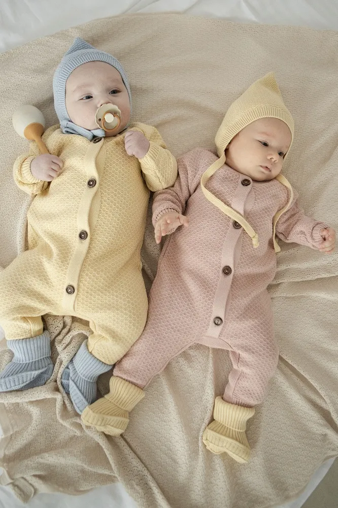 Комбинезон детский LoomKnits Пудровый хлопок