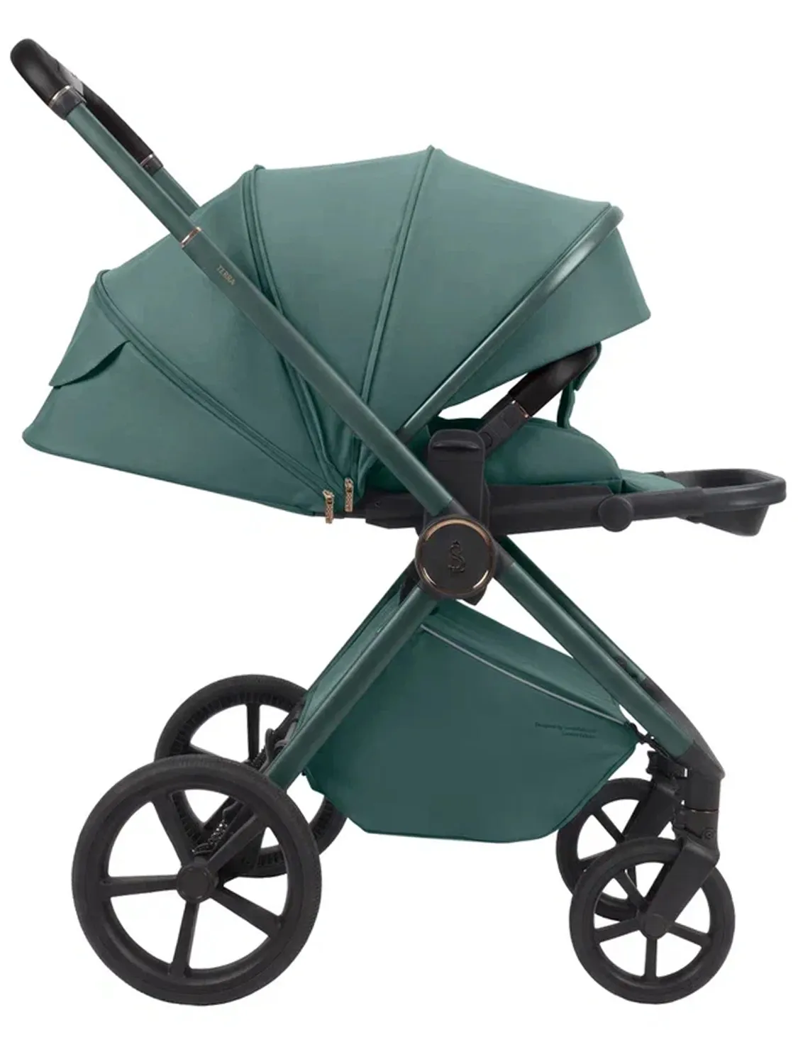 Коляска 2 в 1 SBL (Sweet Baby) Terra, изумрудный (emerald). Изображение 2