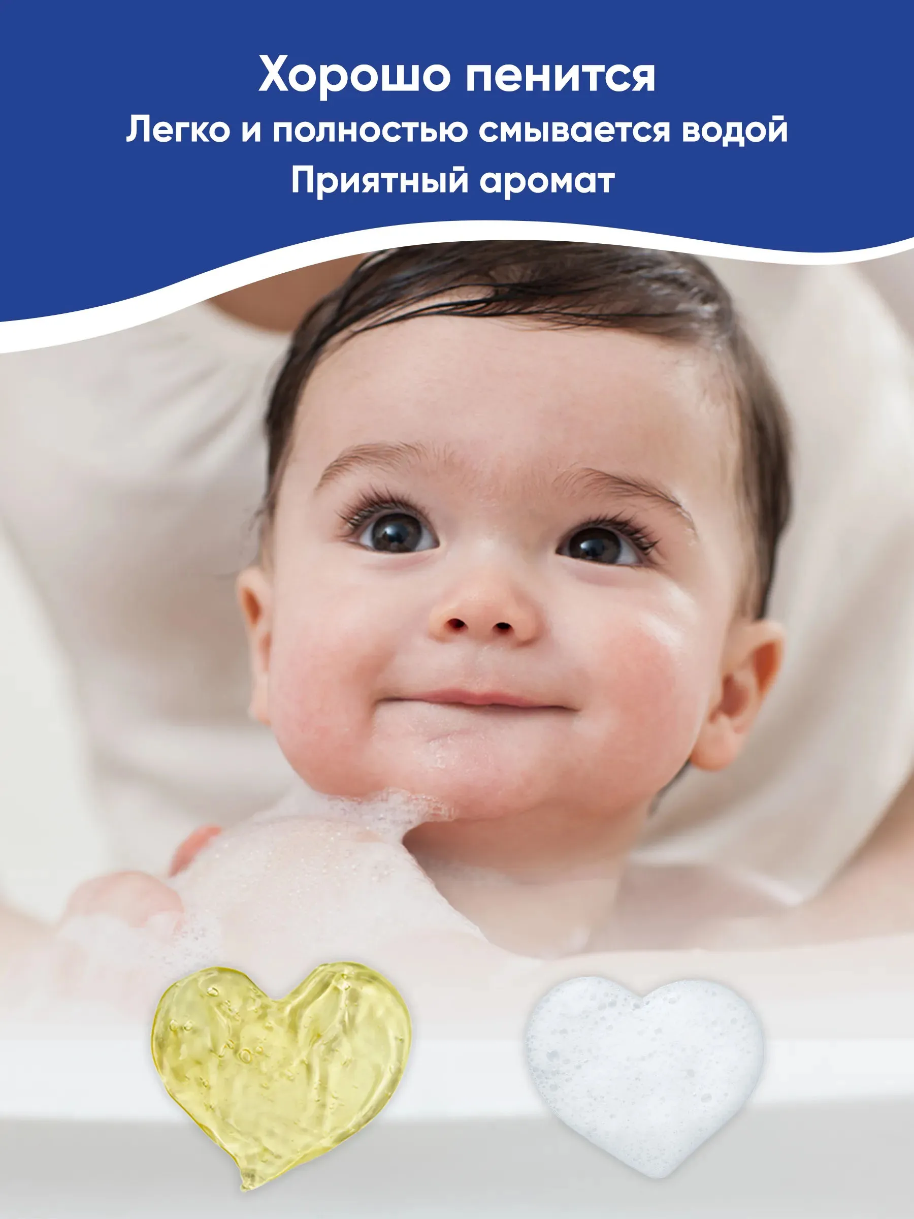 Шампунь-гель детский HELAN Linea Bimbi для волос и тела 500 мл 139B500-RU