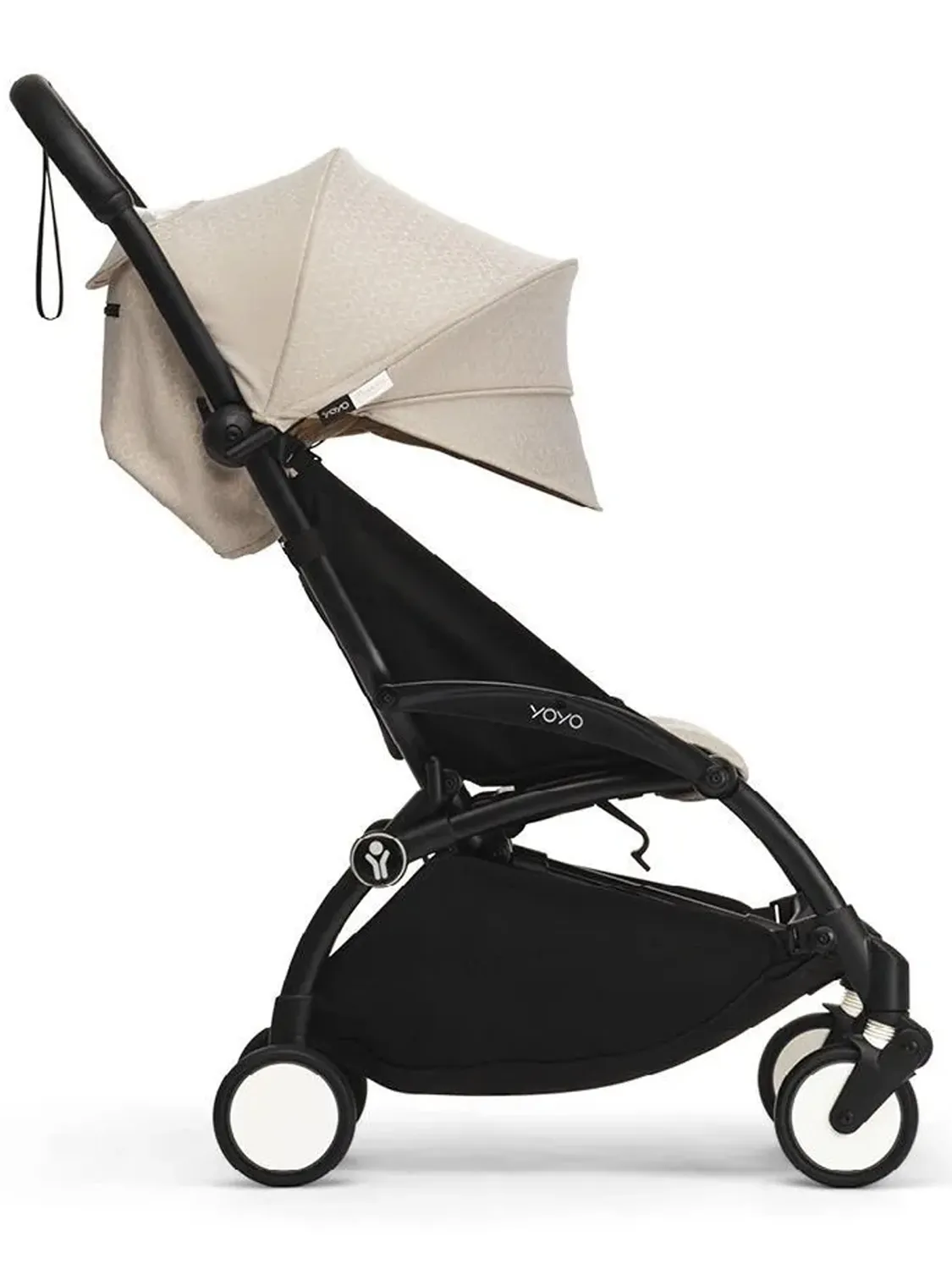 Коляска 2 в 1 STOKKE YOYO3 Бонпоинт, рама черная, люлька мягкая. Изображение 13