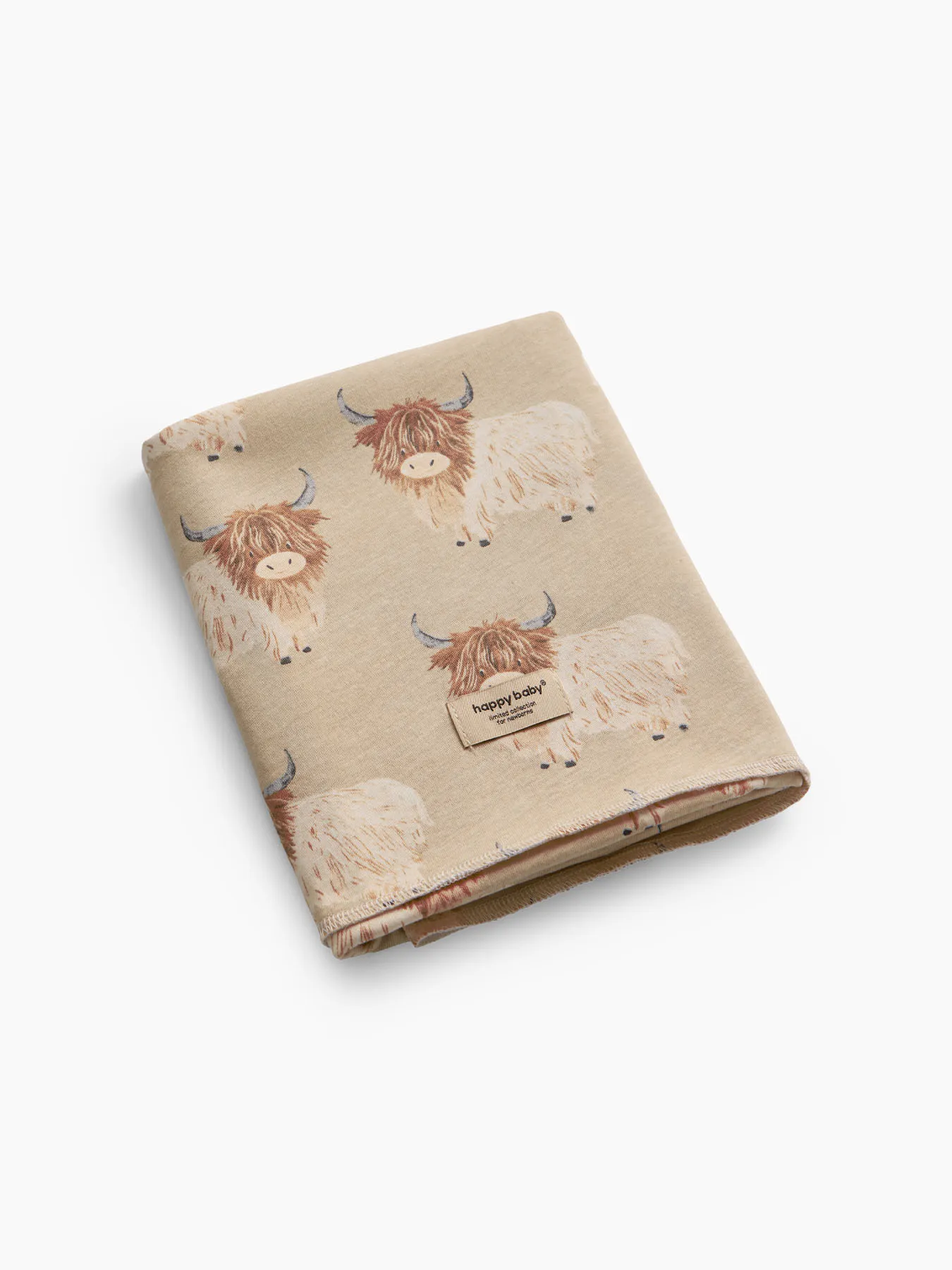 Набор пеленок Happy Baby детских 90x90 см 2 шт бежевый (beige) 87589. Изображение 6