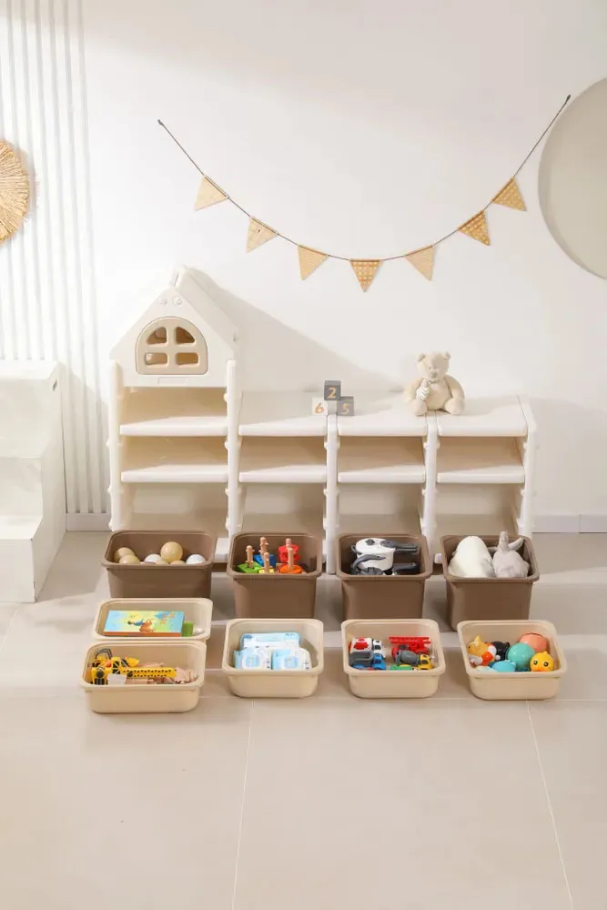 Стеллаж UNIX Kids для игрушек (9 ящиков)