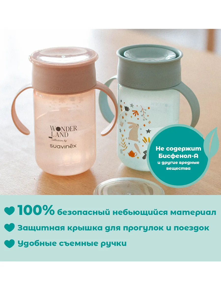 Поильник (бутылочка) Beaba TASSE APPRENTISSAGE 360°