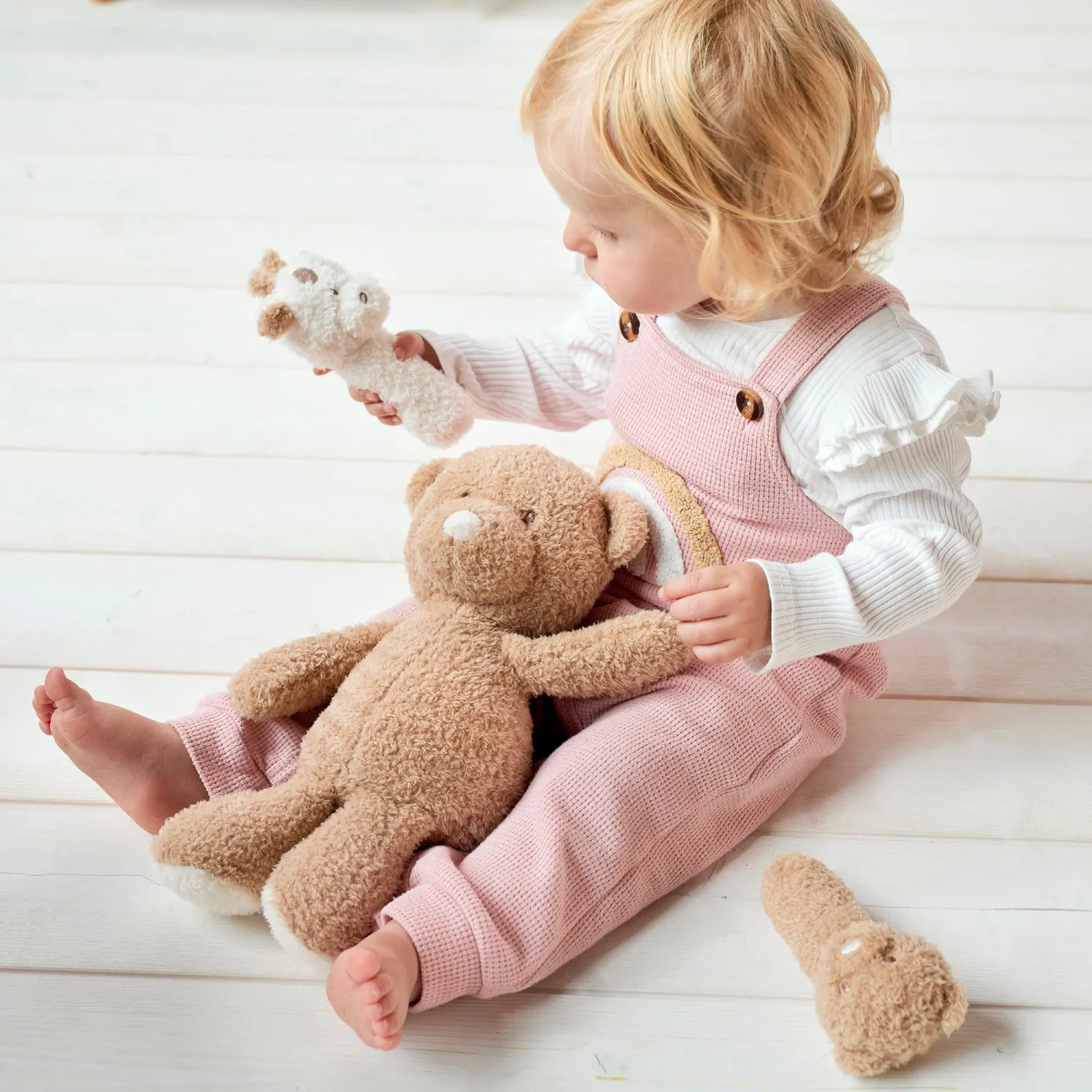 Игрушка мягкая Nattou Soft toy TEDDY Мишка 856003