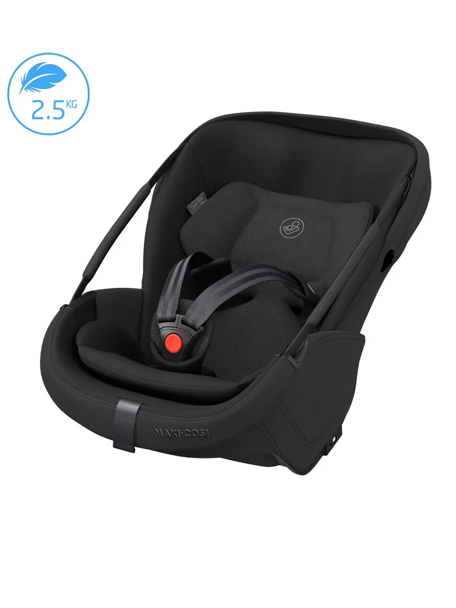 Автокресло 0+ Maxi-Cosi Coral Slide Pro, черный (onyx black). Изображение 2