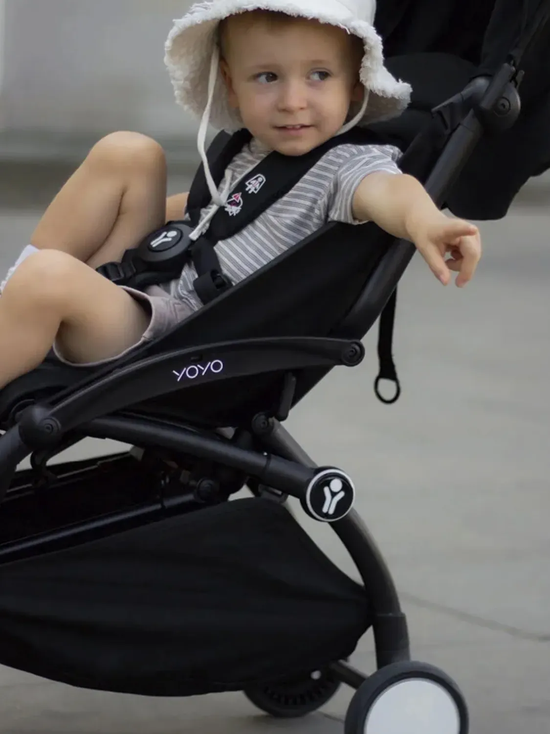 Коляска 2 в 1 Stokke YOYO3 shell, черный, рама черная. Изображение 28
