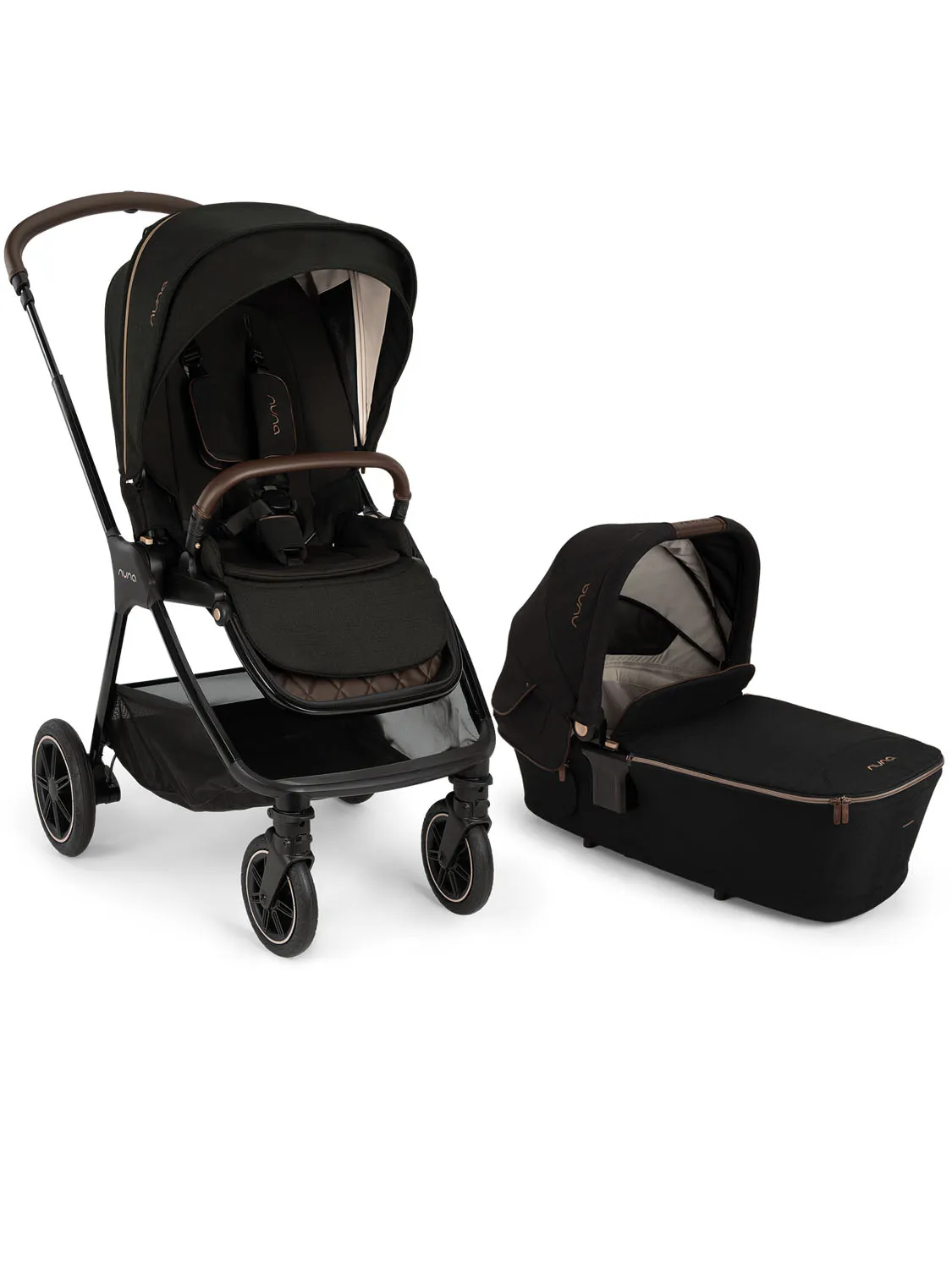 Коляска 2 в 1 Nuna TRIV NEXT Черный (Riveted)