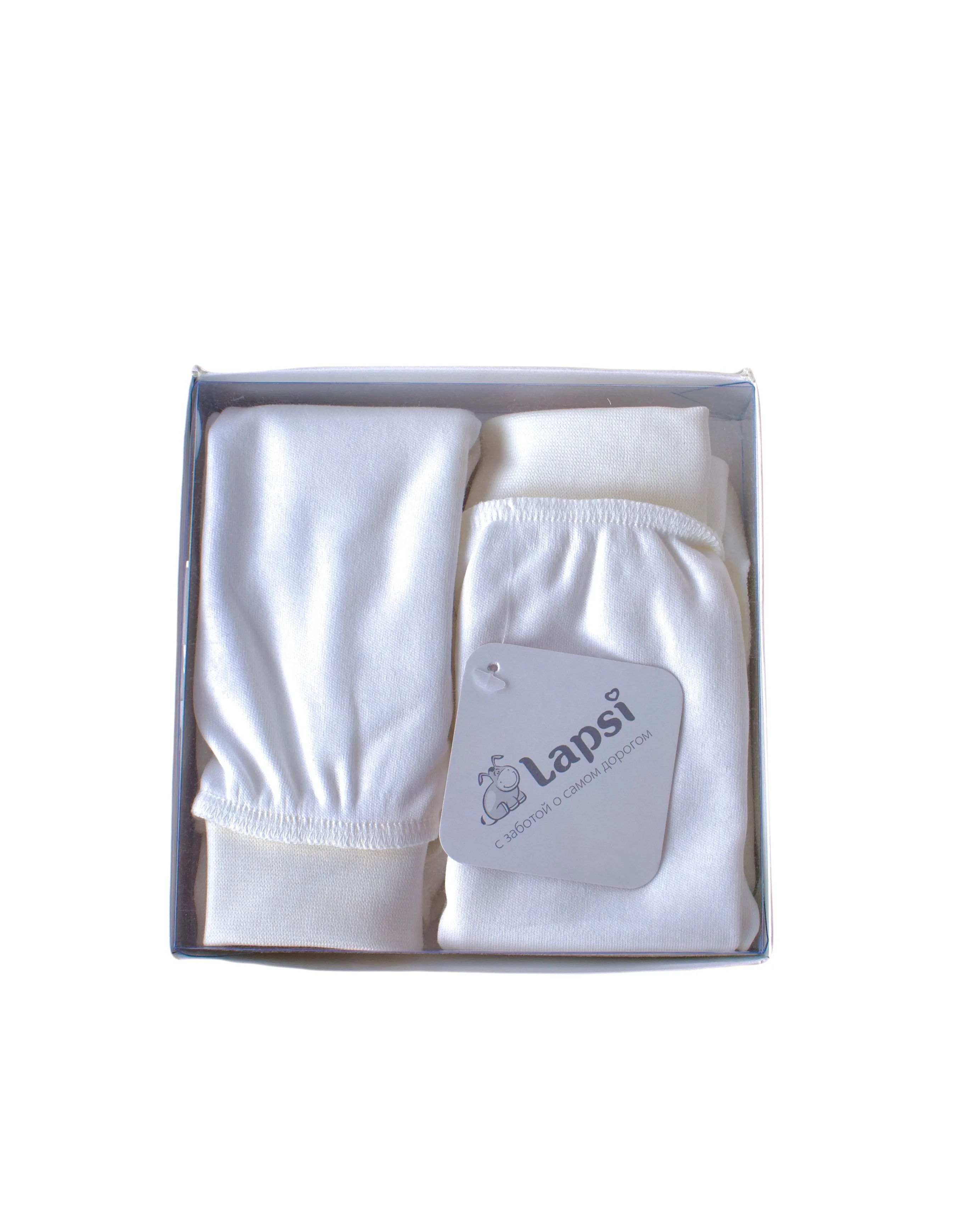Комплект Lapsi № 3.1: ползунки (2 шт, белый)