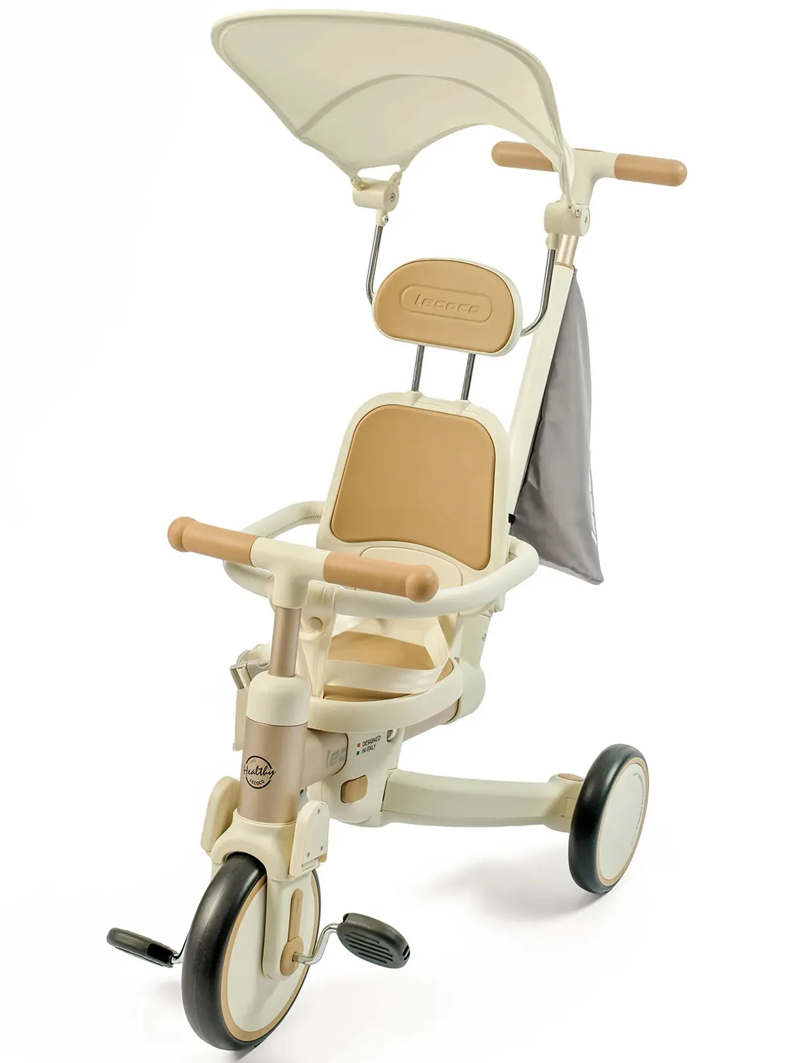 Велосипед трехколесный Lecoco S3Max beige