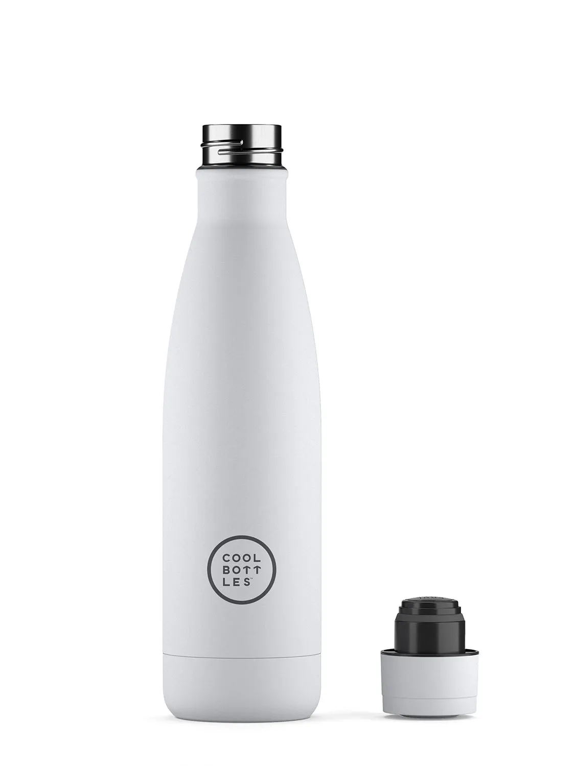 Термос-термобутылка Cool Bottles Mono Белый (White) 500мл CB500MOW. Изображение 2