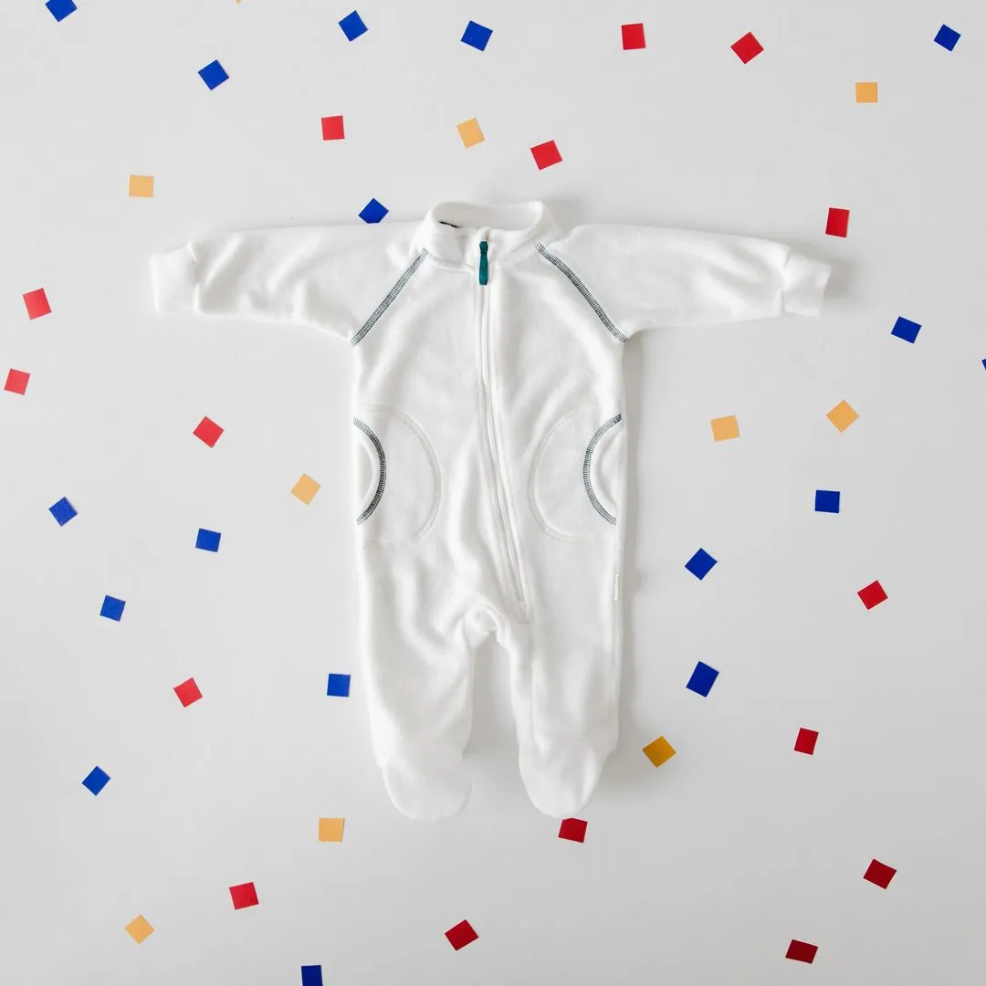 Комбинезон Mansita Comfi флисовый молочный