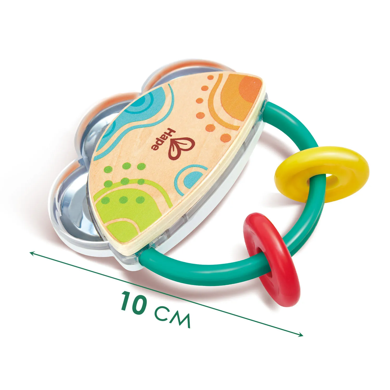 Погремушка Hape «Бубен» для малышей E0128_HP