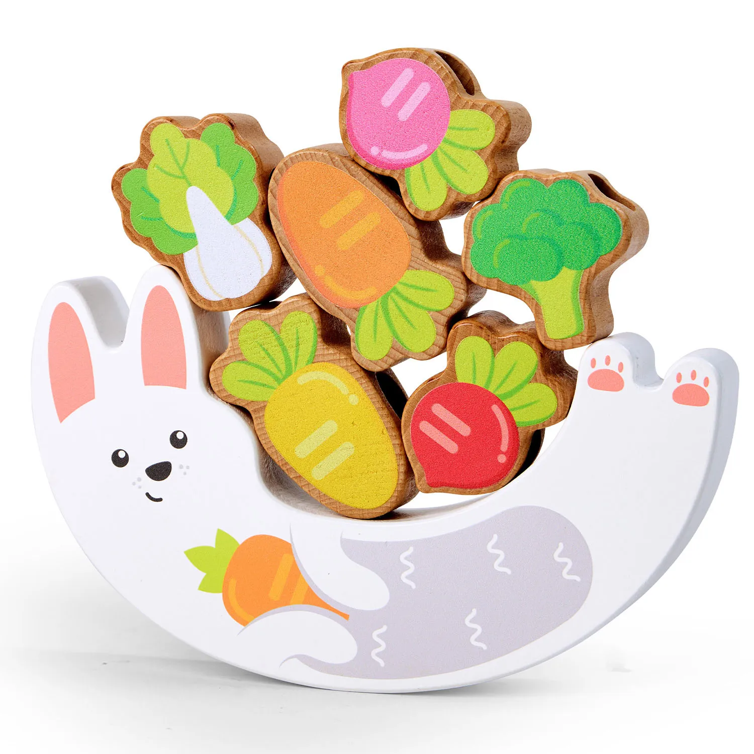 Игрушка HAPE шнуровка, балансир «Малышам» Собираем урожай с Зайкой  E0526_HP