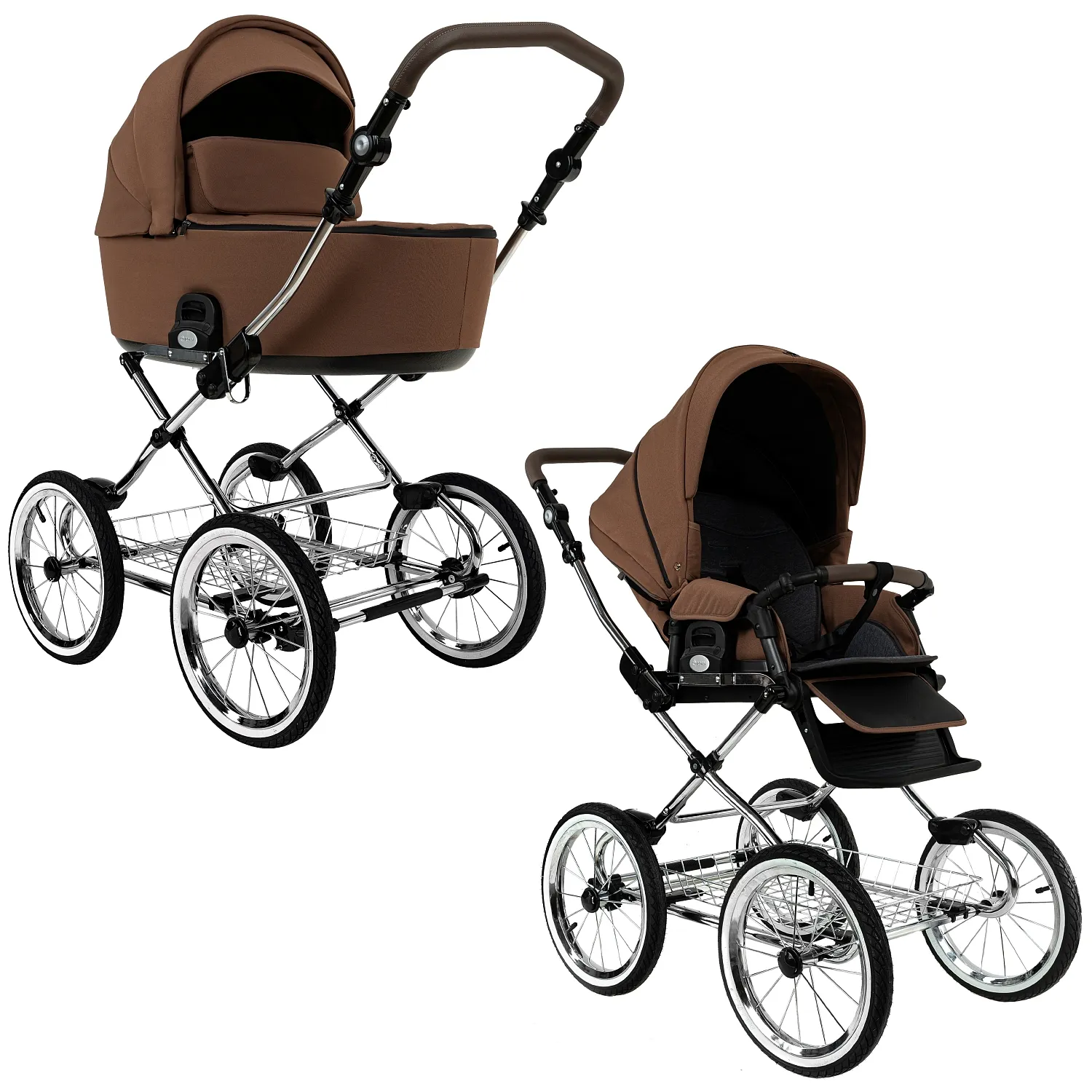 Коляска 2 в 1 Roan Bass Next Classic 2.0 колеса 14d