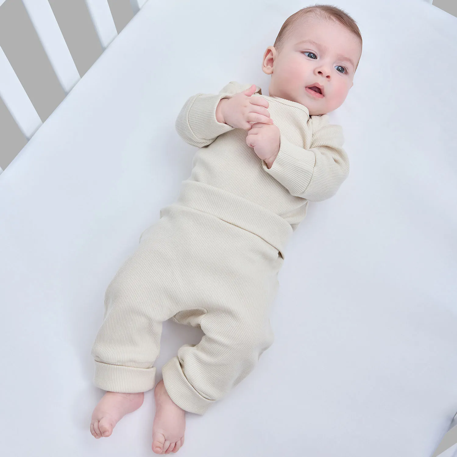 Простыня Happy Baby на резинке 100x70 см, трикотаж, комплект 2 штуки 87563