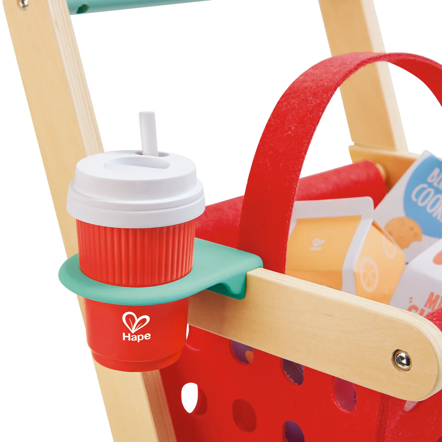 Набор игровой HAPE «Продукты» Тележка и корзина для покупок E3234_HP