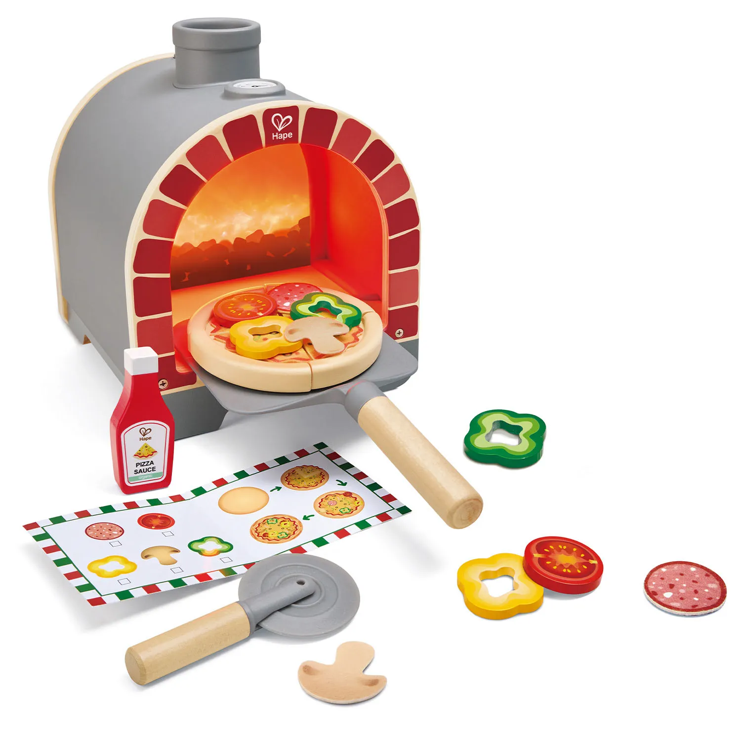 Набор игровой HAPE «Юный повар» Интерактивная печь для пиццы E3236_HP
