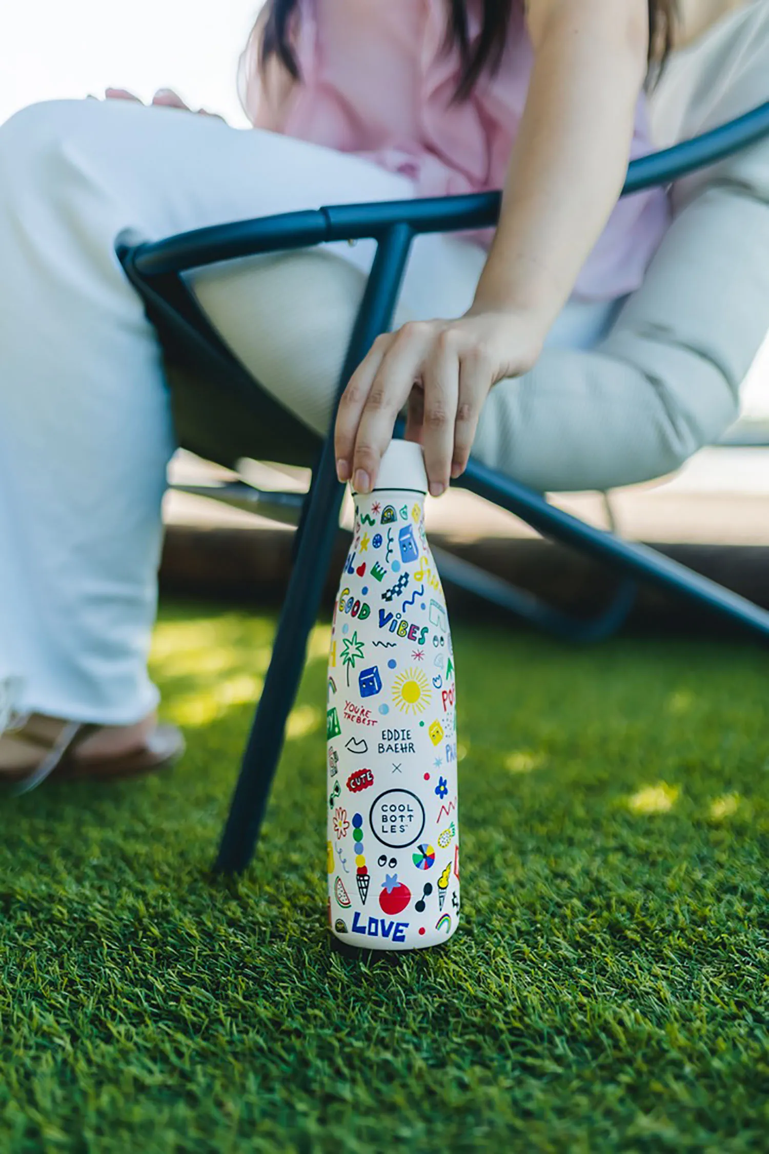 Термос-термобутылка Cool Bottles Eddie Baehr Good Vibes 500 мл