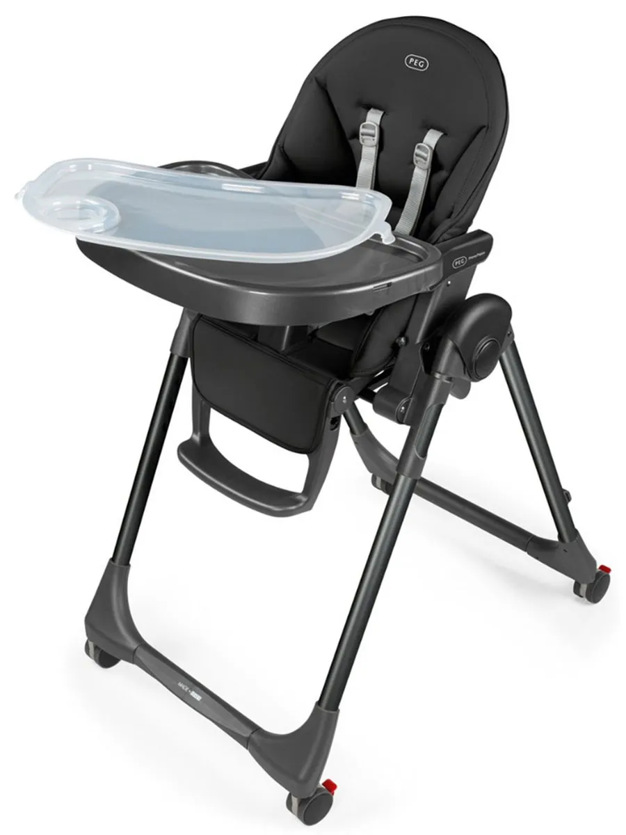 Стул для кормления Peg-Perego Prima Pappa Follow Me Черный (True Black). Изображение 2
