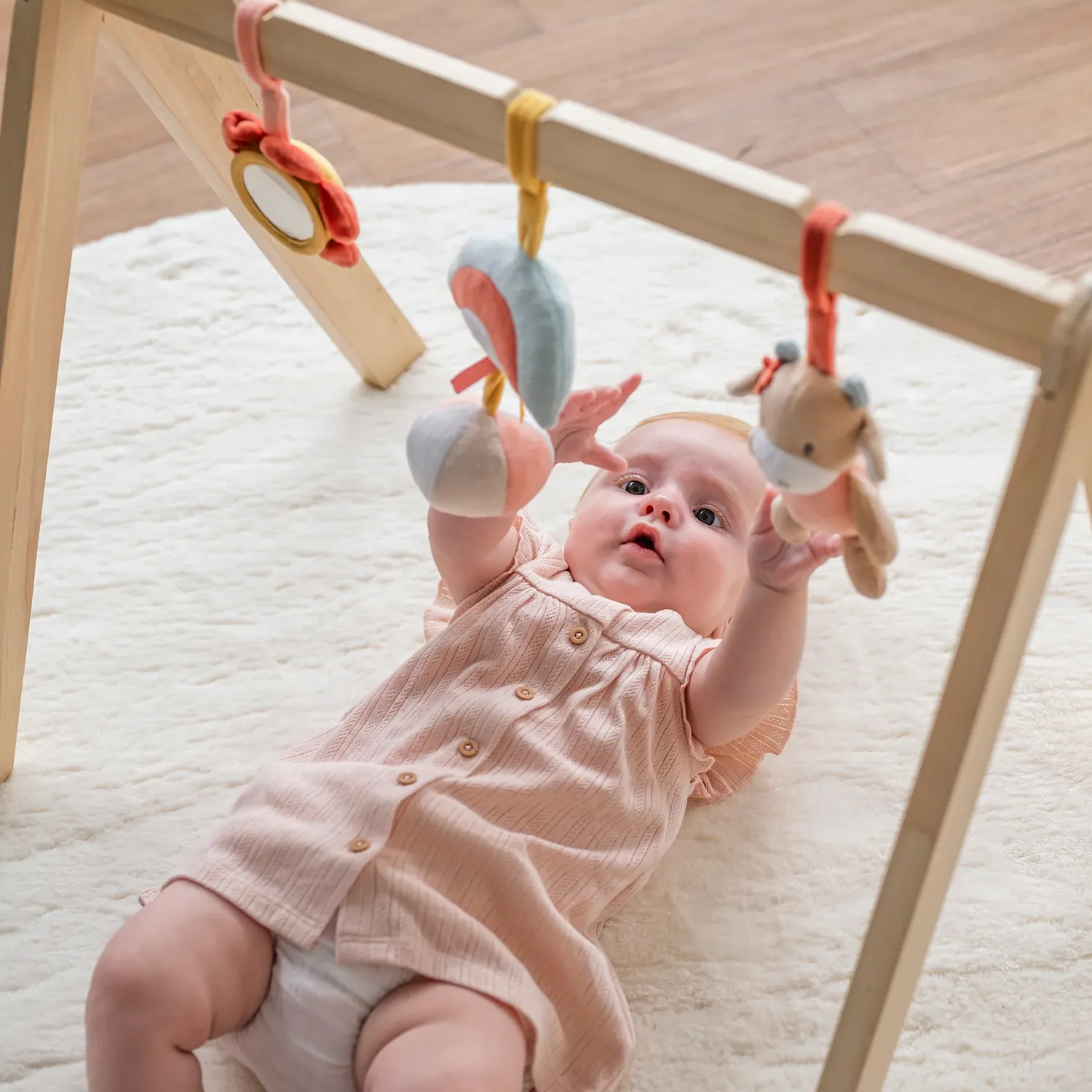 Мобиль Nattou MILA ZOË LANA Корова, Ёжик, Кот 266208