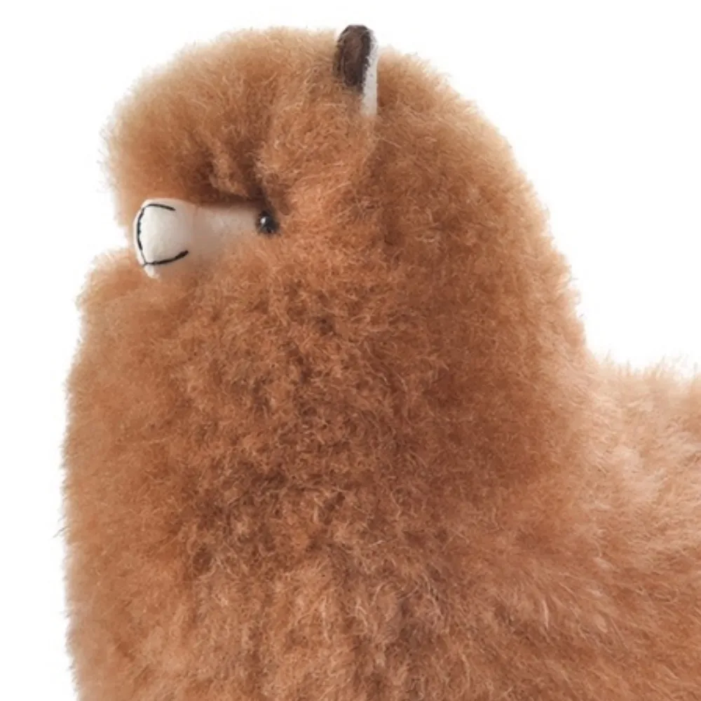 Игрушка мягкая ЛеРаРу Альпака уакайа Шоколито 20 см