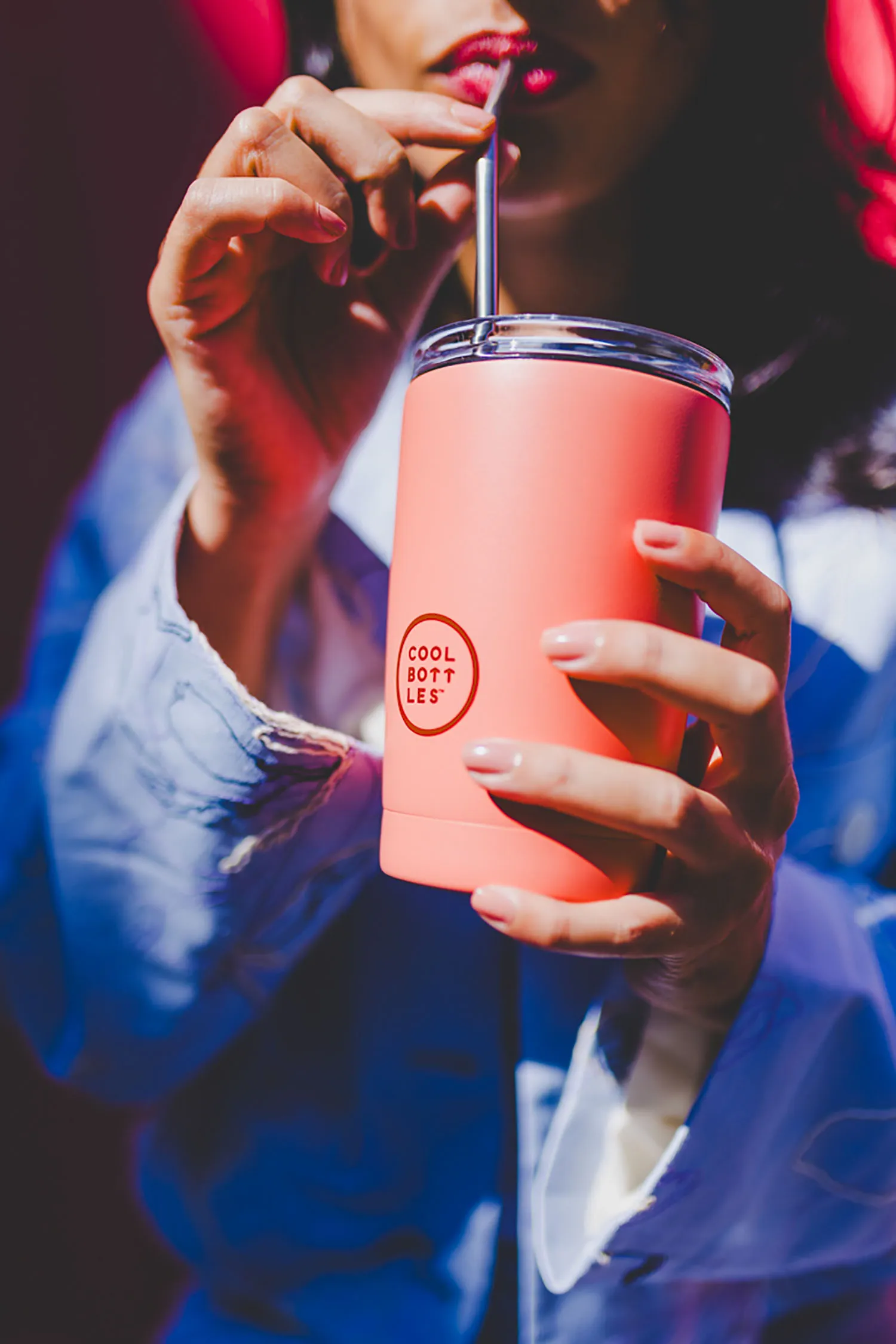 Термокружка Cool Bottles Tumbler Pastel Coral 330 мл CBT33PAC