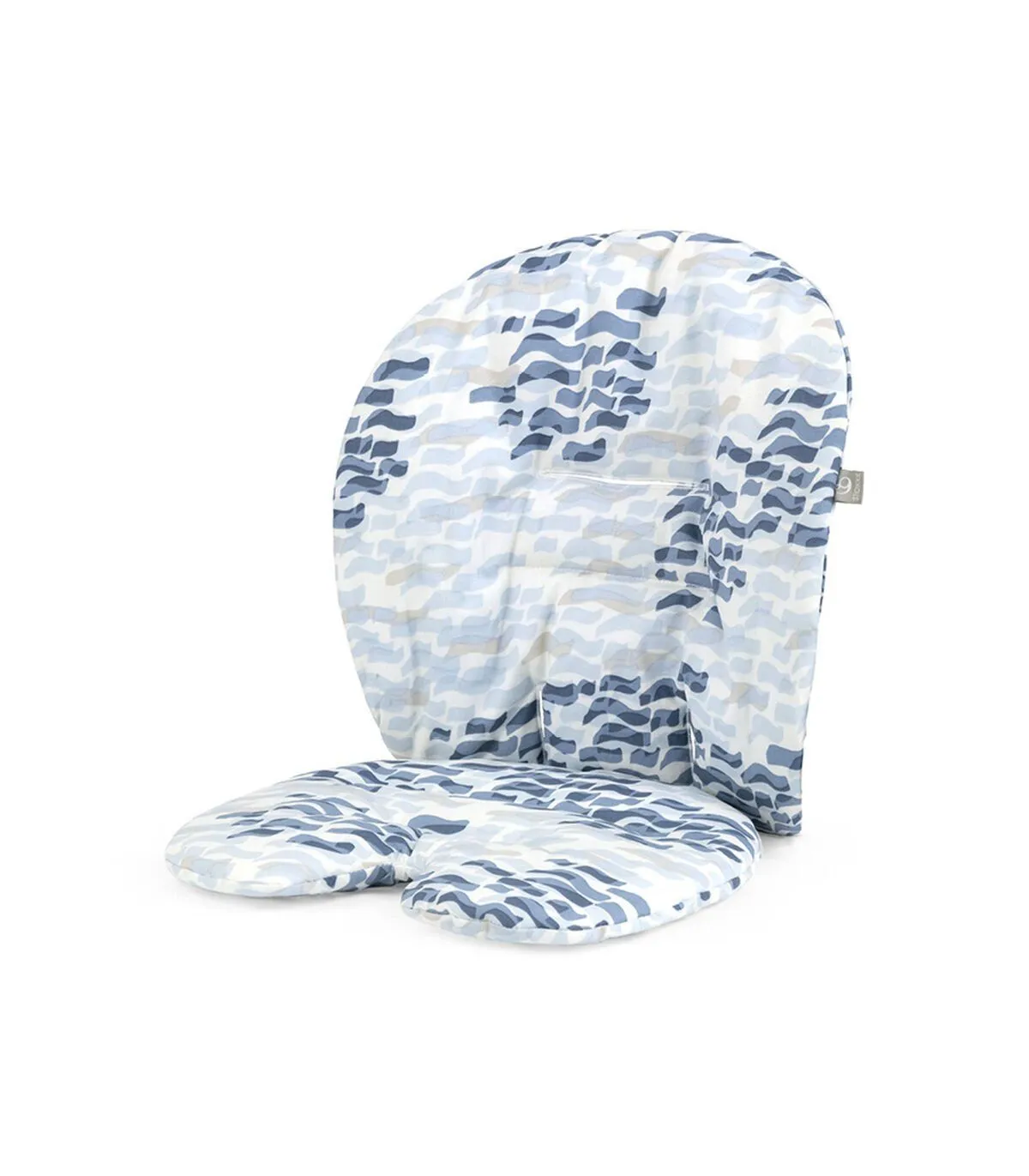 Подушка Stokke для стульчика Steps Голубые Волны (Waves Blue) 349916. Изображение 1