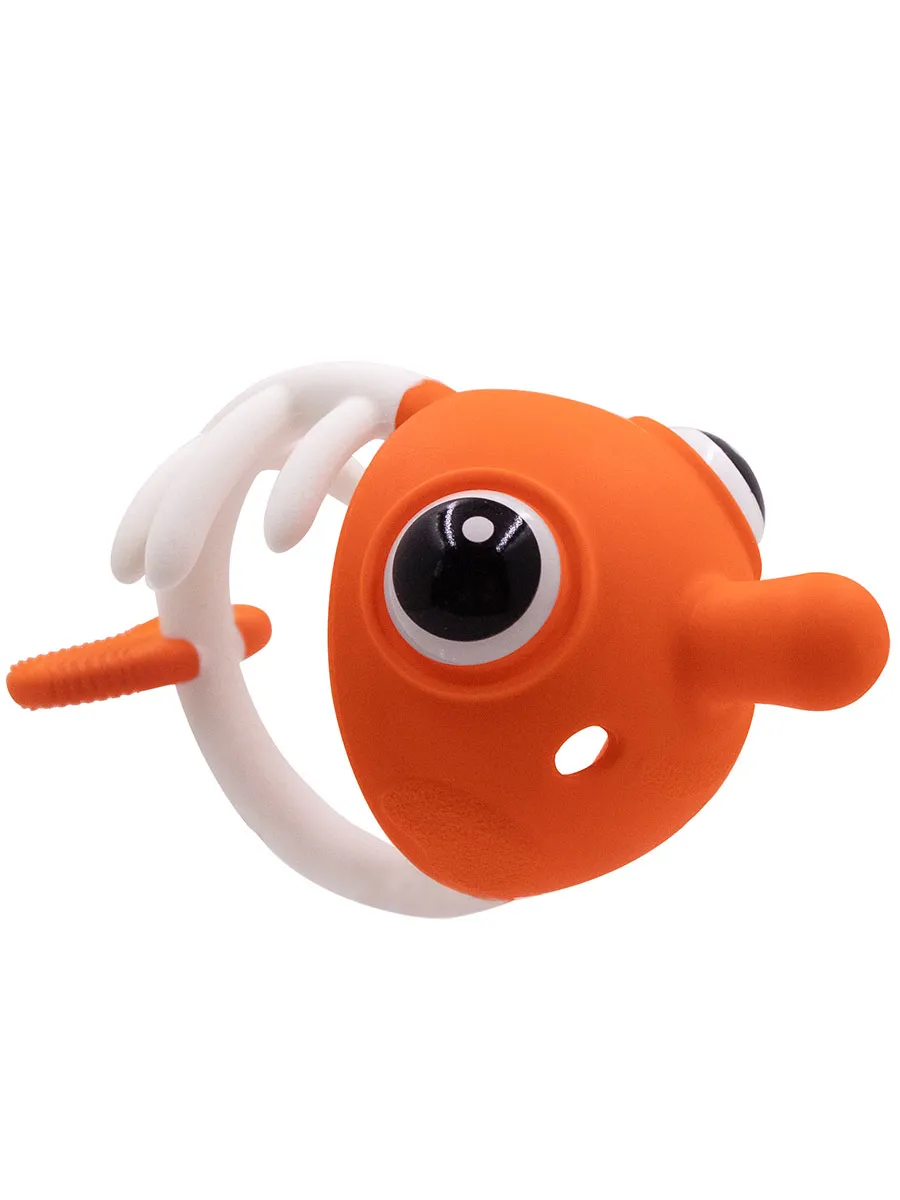 Прорезыватель Mombella силиконовый Рыбка оранжевый 02101. Изображение 2