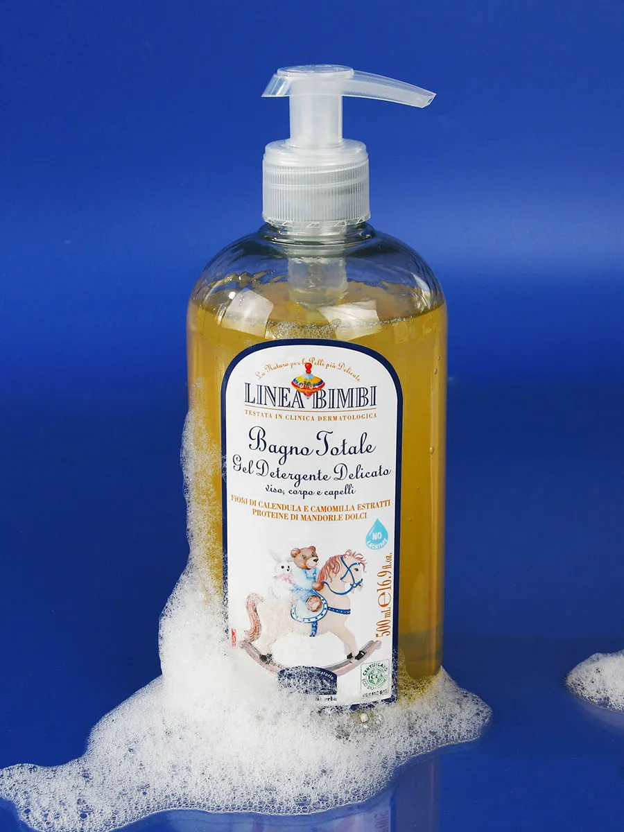 Шампунь-гель детский HELAN Linea Bimbi для волос и тела 500 мл 139B500-RU