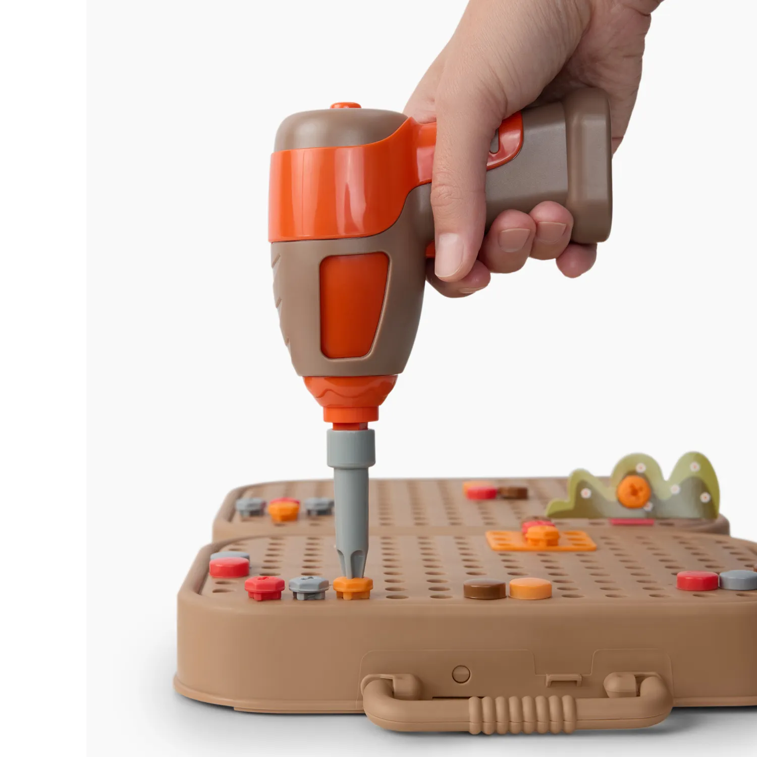 Игрушка-конструктор Happy Baby Dino Tool Kit brown 331984