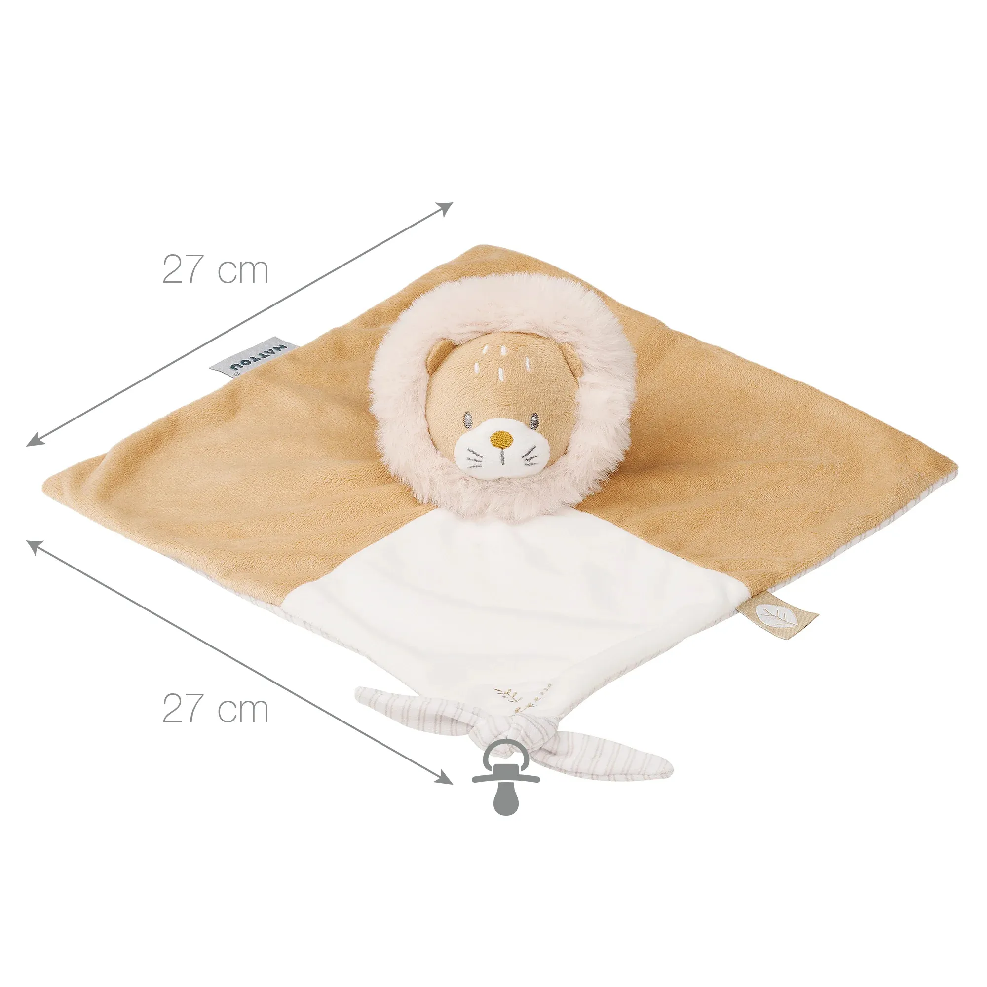 Игрушка мягкая Nattou Doudou FLO, ERNEST & OLI Лев 682077