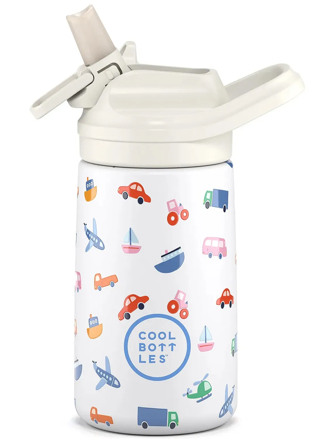 Термос-термобутылка Cool Bottles Kiddie Little Wheels 350 мл