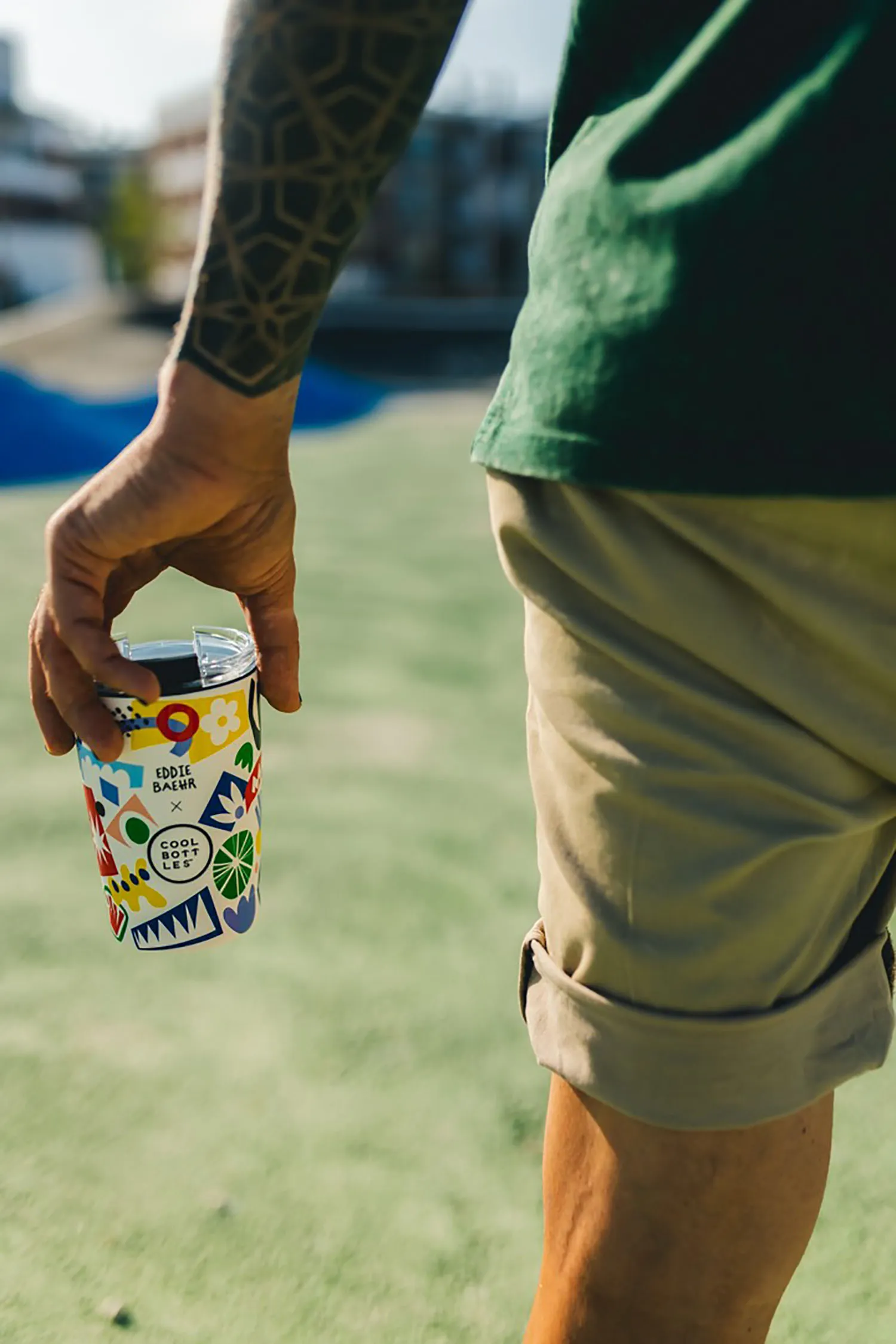 Термокружка Cool Bottles Tumbler Eddie Baehr Electric Garden 330 мл CBT33EGA