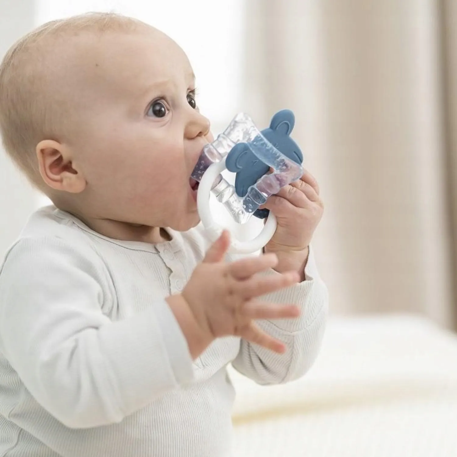 Прорезыватель Nattou Lapidou силиконовый охлаждающий