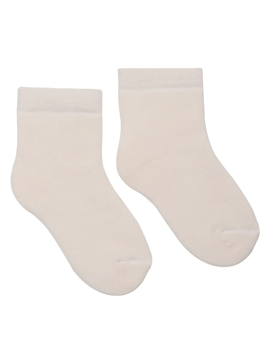 Носки детские махровые Mansita Sol, цв.молочный